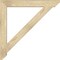 Ekena Millwork Traditional Slat Rough Sawn Bracket, Douglas Fir, 4"W x 36"D x 36"H BKT04X36X36TRA06RDF - alternate 3